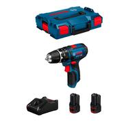 Bosch professional trapano a percussione bosch gsb 12v-15 (2 x 3,0 ah + gal12v-40 + l-boxx 102) 8435587921868