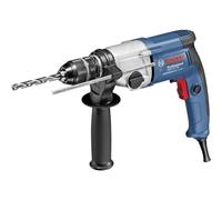 Bosch Professional 06011B2002 GBM 13-2 RE Trapano con Percussione, 500 Giri/Minuto, 750 W, 2.4 kg, Blu, 240 V, Schwarz, Blau