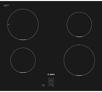 Bosch Serie 2 PUG611AA5E piano cottura Nero Superficie piana 60 cm Piano cottura a induzione 4 Fornello(i)