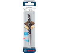 Bosch 1x Punta elicoidale per legno PRO Wood (per Legno tenero, Legno duro, Ø 6,00 mm, Professional Accessorio Trapano)