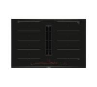BOSCH Piano Cottura a Induzione con Cappa Integrata, Serie 8, 80 cm, 2 Zone Cottura, Classe Energetica B, Vetroceramica Nero - PXX875D57E
