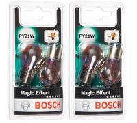 Bosch PY21W Magic Effect lampadine auto, 12 V 21 W BAU15s, lampadine x2 (Confezione da 2)