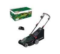 Bosch Rasaerba a batteria ROTAK18V2-43 (larghezza di taglio: 43 cm, altezza di taglio: 30-75 mm, sacco raccoglierba in tessuto da 40 l, tappo per pacciame, senza batteria)