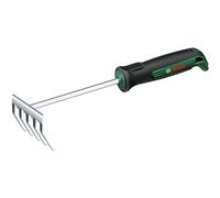 Bosch rastrello manuale da giardino (per diserbare, rimuovere scarti del giardino; robusto; acciaio inox; Softgrip; ergonomico)