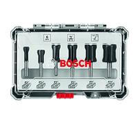 BOSCH RBS006SBS - Set di 6 punte per fresa in metallo duro con punta in metallo duro