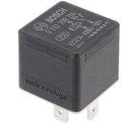 Bosch Relè 0 332 209 204 Mini 24V 20A IP5K4 5 pin con diodo da -40 a 85°C Nero