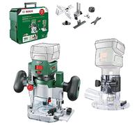 Bosch Rifilatore/fresatrice a immersione batteria 2in1 Set combinato di rifilatore AdvancedTrimRouter 18V-8 (incluse 2 basi di fresatura + accessori; sistema a 18 V; motore brushless; in SystemBox M