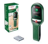 Bosch rilevatore UniversalDetect (display con guida passo-passo per un facile utilizzo, rilevatore cavi e sottostrutture in legno, in cartone)