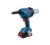 Bosch Rivetto Pistola 18V 2 X 2.0Ah LI-ION Batterie D.3-6.4mm Grg 18V-16 C