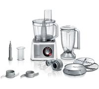 Bosch MC812S814 Food processor MultiTalent 8 1250 W Bianco, Inox spazzolato
