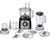 Bosch MCM3501M Food processor MultiTalent 3 800 W Nero, Inox spazzolato