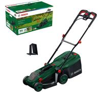 Bosch Rasaerba a batteria ROTAK18V-34 (larghezza di taglio: 34 cm, altezza di taglio: 25-65 mm, sacco raccoglierba in tessuto da 35 l, tappo per pacciame, senza batteria)
