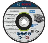 Bosch Disco per sgrossatura Expert for Inox A 30 Q INOX BF 76 x 4 x 10 mm 2 pz Quantità:2