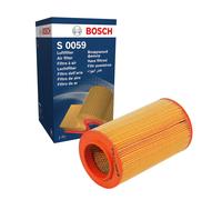 Bosch Filtro aria F026400059 – Cartuccia resistente all'umidità – FIAT/PEUGEOT/CITROËN/OPEL