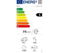 Bosch SBV4HVX14E Serie 4 - Lavastoviglie completamente integrata, 60 cm, XXL, cestelli VarioFlex e cassetto Vario, Info Light, Silence Programm, Smart Start, Eco 50 °C per prestazioni igieniche