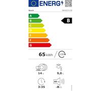 Bosch SBV6ZCX10E, Serie 6, Lavastoviglie 60 cm, XXL Altezza Alto Incassabile