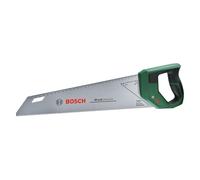 Bosch sega man. 400 mm (acciaio SK5 tagli rapidi, ampio volume asport. in legno; 11 TPI; denti temprati a induzione; guida marc. 45°/90°; scala metr.; imp. erg. Softgrip)
