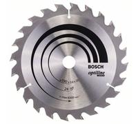 Bosch Lama per Sega Circolare Optiline Wood Circolare, 190 x 20/