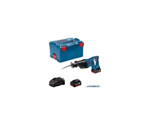 Bosch Sega frontale a batteria GSA 18 V-LI con 2 x batterie agli ioni di litio da 5,0 Ah L-BOXX Quantità:1