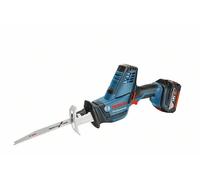 Bosch Seghetto Cordless GSA 18 V-LI C, Con 2 x 5.0 Ah LI-ION Batteria, L-BOXX