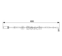Codificatore, indicatore di usura dei freni BOSCH 1987473050