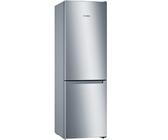 Bosch Serie 2 KGN36NLEA Frigorifero combinato da libera installazione 186 x 60 cm Metal look Classe E