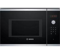 Bosch Serie 4 BFL553MS0 forno a microonde Nero, Acciaio inox Microonde combinato Da incasso 25 L 900 W