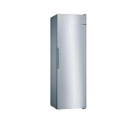 Bosch Serie 4 - Congelatore verticale NoFrost, altezza 186 x larghezza 60 cm, 242 l, cassetti BigBox per alimenti grandi, sistema multiairflow, acciaio - GSN29VIEP