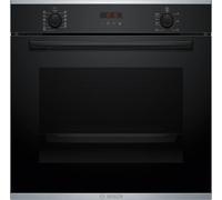 Bosch Forno Elettrico da Incasso Ventilato Multifunzione con Grill Pulizia Ecoclean 71 Litri 60 cm Classe A+ colore Nero - HBA274BB3F Serie 4