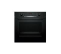 Bosch HBA514BB3 Serie 4 Forno da incasso 60 x 60 cm, Controllo display a LED, Idrolitico, Aria calda 3D per cottura uniforme su 3 livelli, Riscaldamento rapido, nero