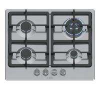 Bosch Serie 4 PGH6B5K90 Piano cottura a gas 60 cm 4 fuochi Acciaio Inox Bosch