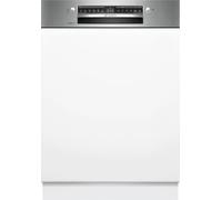 Bosch SMI4EAS28E Serie 4, Smart lavastoviglie parzialmente integrato 60 cm, cestino portaposate, lavabile in lavastoviglie, prodotto in Germania, particolarmente silenzioso, asciugatura extra,