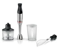 Bosch Serie 6 ErgoMaster, MSM6M831, frullatore a immersione, 1200 W, in acciaio, raffreddato ad aria, 10 anni di garanzia