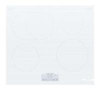 Bosch - Serie 6 PIF612BB1E piano cottura Bianco Da incasso 60 cm Piano cottura a induzione 4 Fornello (i)