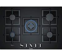Bosch Serie 6 PPQ7A6B20 piano cottura Nero Incasso Gas