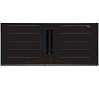 Bosch Serie 8 PXX875D67E piano cottura Nero Da incasso 80 cm Piano cottura a induzione 4 Fornello(i) Cappa da incasso