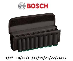 BOSCH SERIE CHIAVI A BUSSOLA LUNGHE MACCHINA ESAGONALI 1/2" PRO IMPACT 9 PZ