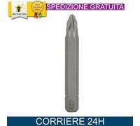 Bosch Bit Pozidriv, L51mm, 1/4" extra duro, 3pz.pz. Quantità:1