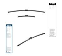 BOSCH Set 3 Spazzole Tergicristallo FORD Fiesta 7 dal 2017 - Anteriore + Poster.