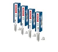 BOSCH Set 4 Candele Accensione M 14 x 1,25 Adatte per FORD OPEL 0 242 236 675