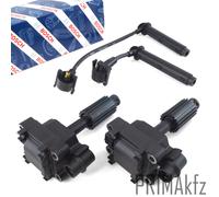 Bosch Set Cavi + 2 Bobina Accensione per Ford Escort Galaxy Transit Scorpio