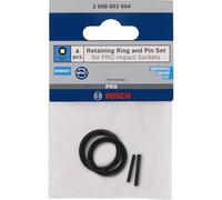Bosch Set da 4 pezzi con anello di supporto e penna per chiave a bussola PRO Impact (2 x 73 mm)