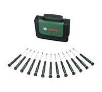 Bosch Set de tournevis 13 pcs (pour bricolage/modélisme/artisanat embouts précis et magnétiques PH/TX/HEX/SL)