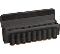 Bosch Set di 9 chiavi a bussola PRO Impact (96 x 56 mm, accessori professionali per trapano e cacciavite)