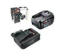 Bosch Batteria e caricatore rapido Starter Set 18 V (1 batteria agli ioni di litio da 6,0 Ah; 1 caricatore rapido; Power for All 18 V Alliance)