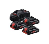 BOSCH 3 BATTERIE 18V PROCORE 4 AH LI-ION KIT + CARICABATTERIE PROFESSIONAL