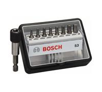 Bosch Set di bit per cacciavite Robust Line S, extra-duri, 8 + 1pz. 25mm TX Quantità:1