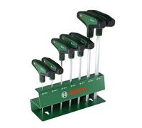 Bosch Set di cacciaviti esagonali con impugnatura a T, 7 pezzi (accessorio per utensili manuali)