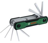 Bosch Set di chiavi a brugola pieghevoli 8 in 1 (Accessori Utensili Manuali)