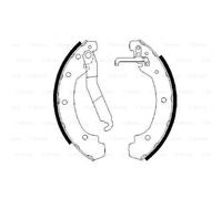BOSCH Set Di Freni Posteriori Per VW Transporter III Bus 281-363